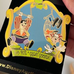 Disney Bad Pete and Great Goofini (Goofy) Pin